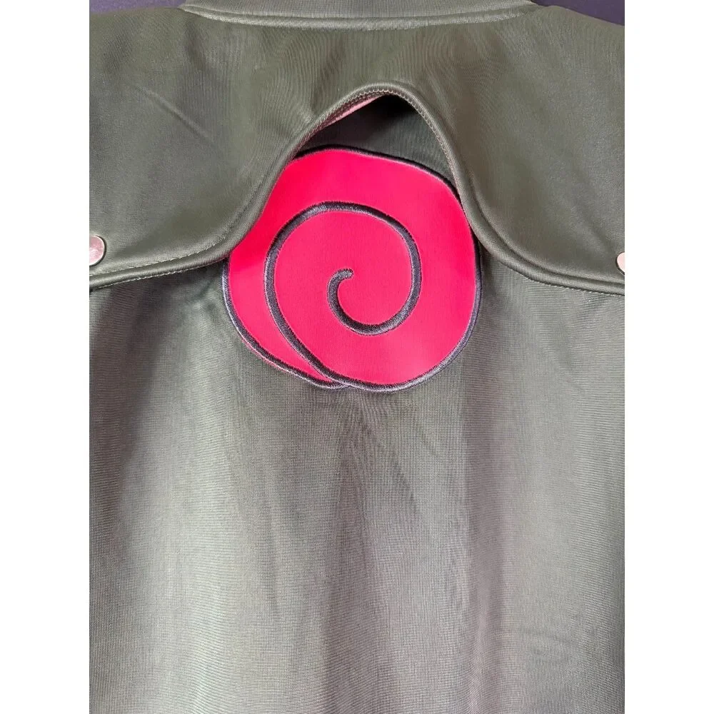 Naruto Shippuden Kids Jonin Flak Vest Jacket Size M Konoha Anime Cosplay Green